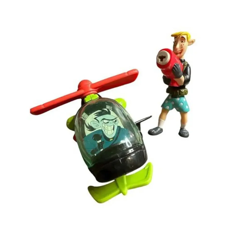 2003 Kim Possible McDonalds Happy Meal Toy - Drakken's Helicopter #3